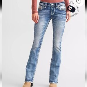 Rock Revival Nadine Low-Rise Bootcut Stretch Jeans -  Size 28